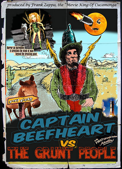 cpt beefheart vs the grunt people poster
