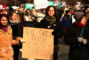 Bush Inauguration Protest