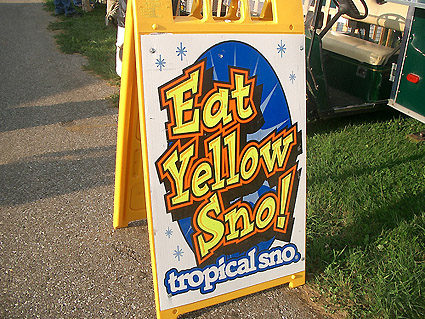 eat yellow snow