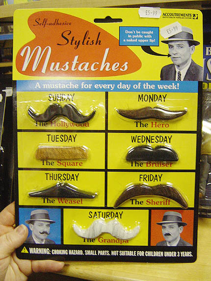 stylish mustaches